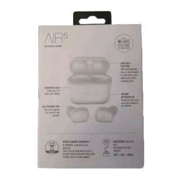 Air5 Airbuds True Bluetooth Wireless Earbuds TWS 14 Hours Play Time 300 mAh Batt - Picture 2 of 11